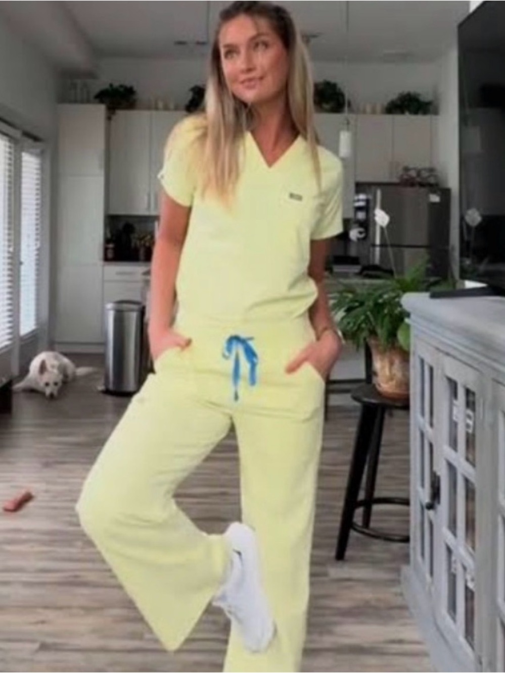 Sunlight Figs Scrubs Set Top and Bottom